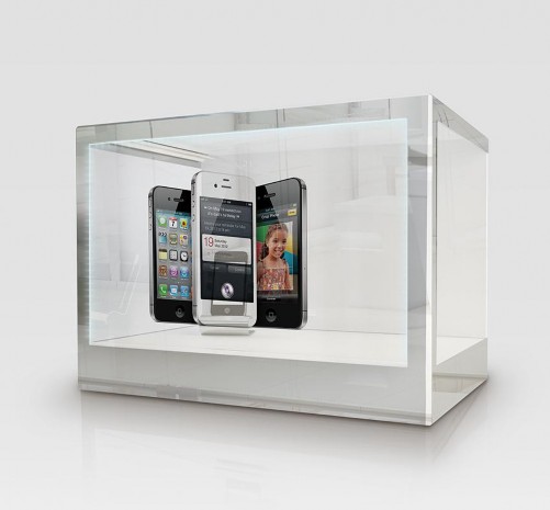 Transparent LCD Showcase - Διάφανη LCD Βιτρίνα